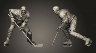 Figurines of people Eddie Hockey separ 3d model