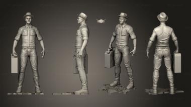 Figurines of people el churches 3d model