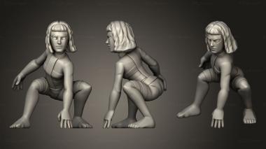 Figurines of people Element 3d model
