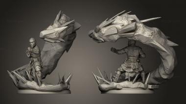Figurines of people Era Forbidden Magic Cryomancer 3d model