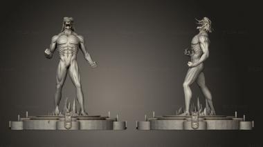 Figurines of people Eren  Walls Shingeki Kyojin erend 3d model
