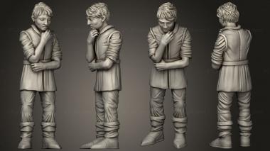 Figurines of people Village Customer 3d model
