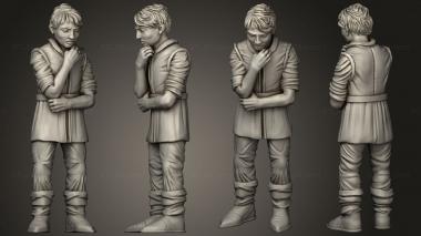 Figurines of people Village Donkey 3d model