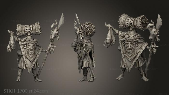 Figurines of people (ezeji the voice spirits, STKH_1700) 3D models for cnc