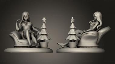 Figurines of people Ezra Christmas Costume 3d model