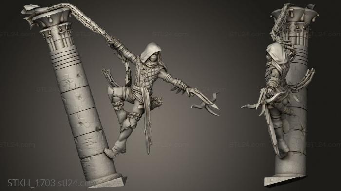 Figurines of people (Faizal Street Runner, STKH_1703) 3D models for cnc