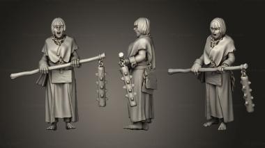 Figurines of people FANATICAL ZEALOTS FEMALE ZEALOT 3d model