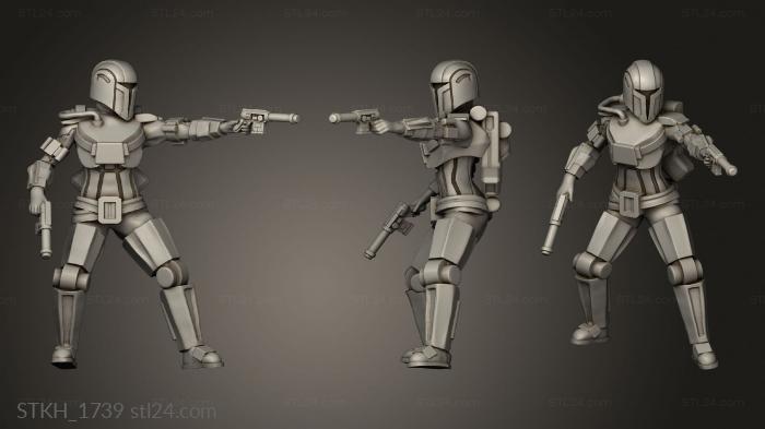 Figurines of people (Female, STKH_1739) 3D models for cnc