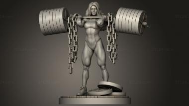 Figurines of people Female Lawyer sh she hulk 3d model