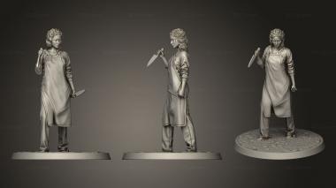 Figurines of people Forge Chef 3d model