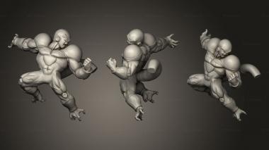 Figurines of people goku vs frieza dragonball 3d model