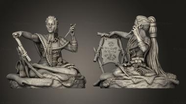 Figurines of people Goliaths Lorkeeper 3d model