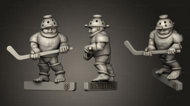 Figurines of people Halfling Ice Hockey 3d model