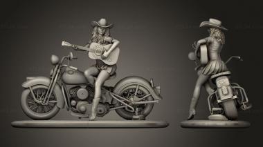 Figurines of people Harley Country 3d model