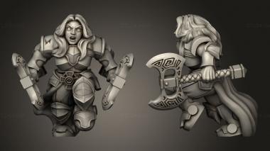 Figurines of people Hold Dwarf Kinessa The Fury 3d model