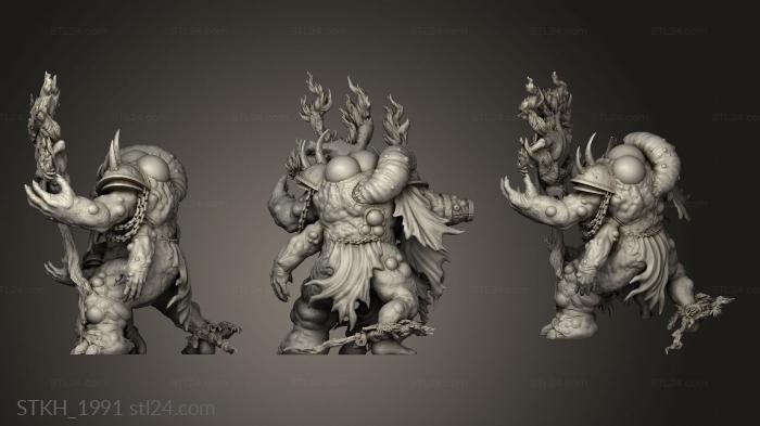 Figurines of people (Hungor the Sorcerer, STKH_1991) 3D models for cnc