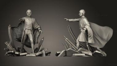 Figurines of people Ian Mckellen as MAGNETO 3d model