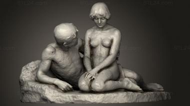 Figurines of people idyl 3d model