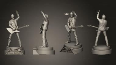 Figurines of people James Alan Hetfield metallica 3d model