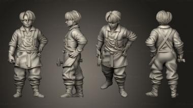 Figurines of people Peasants and Trades Dan smith apprentice 3d model