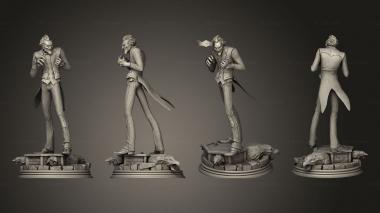 Figurines of people JOKER Arkham 3d model