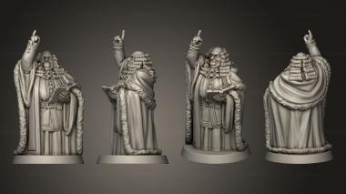 Figurines of people JUDGE and Cook MAR 3d model