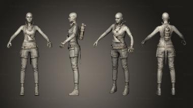 Figurines of people Judy Alvarez 3d model