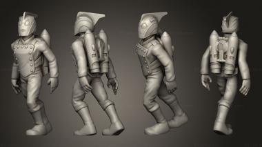 Figurines of people Justice ro 3d model