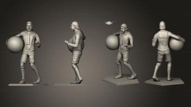 Figurines of people kico pernas 3d model