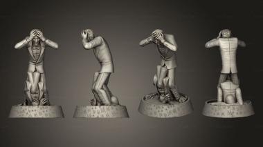 Figurines of people Killing Joke marked 3d model