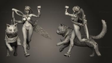 Figurines of people Kingdom Death Monster NSFW Anna and Milk Shake 3d model