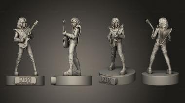 Figurines of people Kiss Music Complet Tommy Thayer 3d model