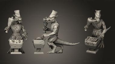 Figurines of people Kobolds Yao Long Temple  miners 3d model
