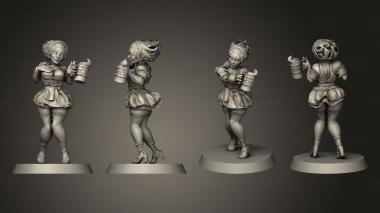 Figurines of people Kraken Fantasy Stadium Bartender 3d model
