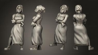 Figurines of people Kraken Fantasy Stadium 3d model