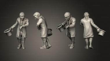 Figurines of people NAPOLEON civilian 3d model