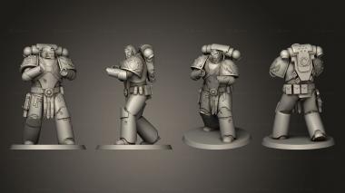 Figurines of people Legio True Omega Marines Tactical 3d model