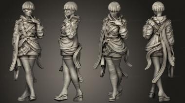 Figurines of people Liu Chu 3d model