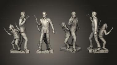 Figurines of people LOGAN WITH Inspirited DIORAMA 3d model