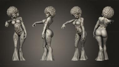 Figurines of people Loyalty Modern Day Survivors pamella zombie 3d model