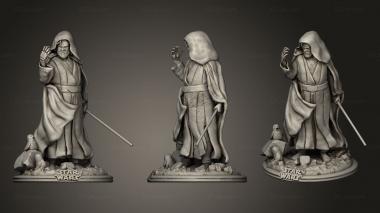 Figurines of people Luke Skywalker 3d model