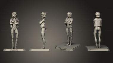 Figurines of people Major Kusanagi 3d model