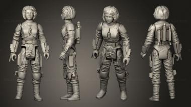 Figurines of people Mando Figs DESERT OCTOPUS 3d model
