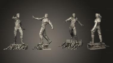 Figurines of people Matrix 3d model