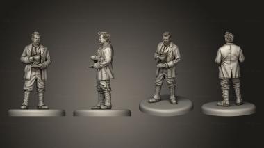 Figurines of people mcgann out 3d model
