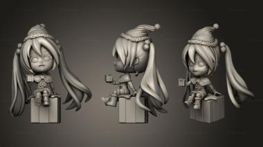 Figurines of people Miku Christmas Alliance FIGURE ONE 3d model