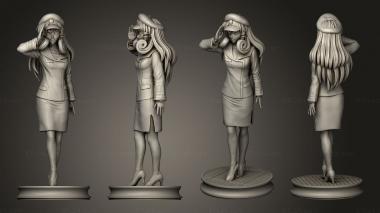 Figurines of people Min Lisa Floor 3d model
