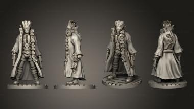 Figurines of people Alistair Dorn Section Agent 3d model