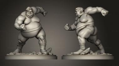 Figurines of people Terrain Blob Jello Thicc JT 3d model
