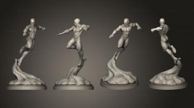 Figurines of people Terrain Guardian Captain Canada gn 3d model